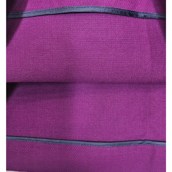 Miu Miu Womens Mini A Line Skirt 38 Purple High Rise Side Zip Cotton Italy US 2 - Picture 7 of 10